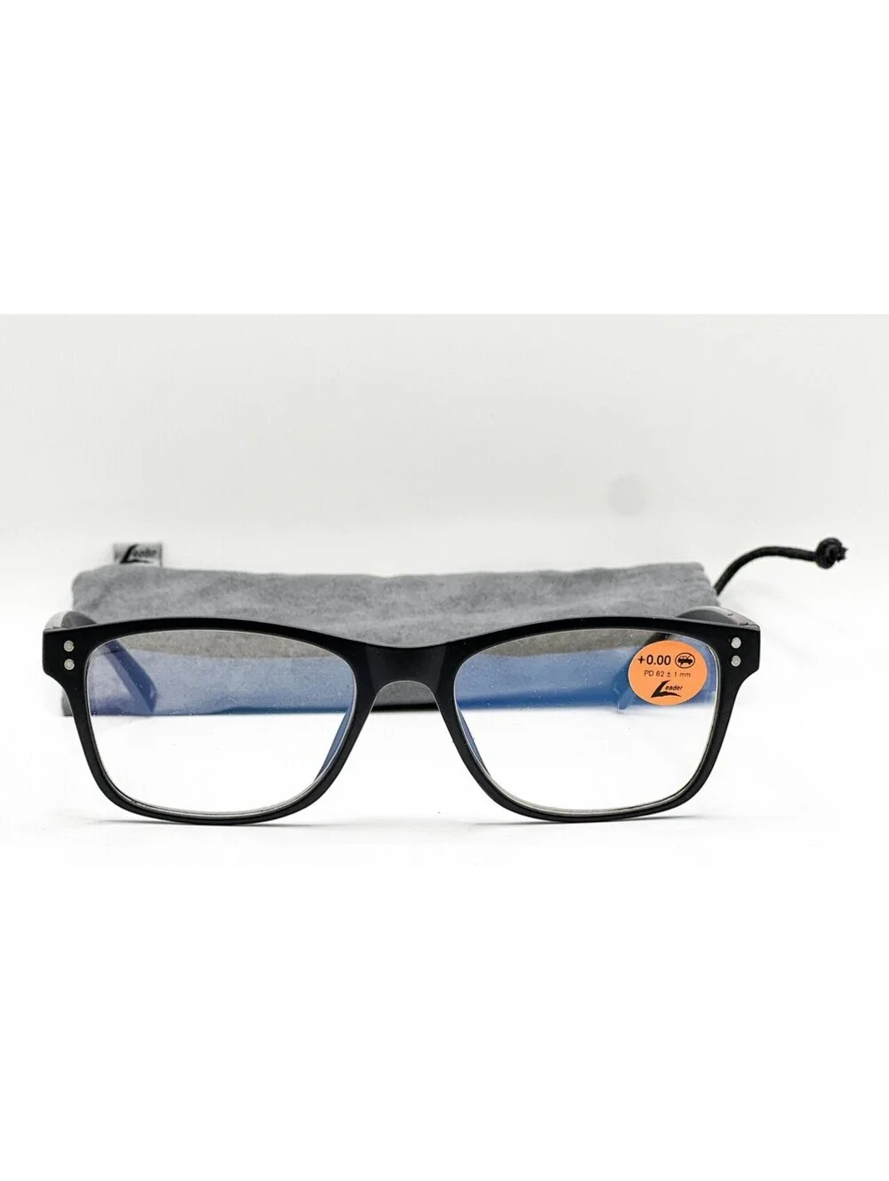 Leader 225223000 Matte Black Safety Authentic Eyeglasses 49-17-140